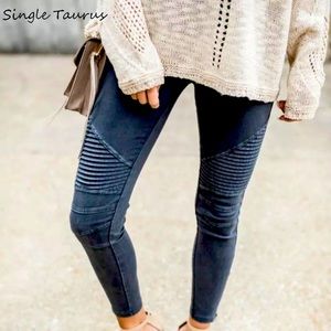 Brand Blue Moto Jeggings